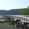 世界一の長さを誇る木造歩道橋「蓬莱橋」
