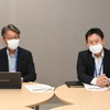 プリウスについて語る菅野主幹と大矢主査(右
