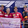 現時点での最後の優勝、フェラーリ時代の2019年シンガポールGP。