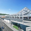 箕面萱野駅の完成イメージ。