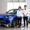 ホンダ ZR-V 新型 純正アクセサリーの開発を手掛けた、苗代圭一郎氏（右）と佐藤友昭氏（左）