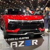 シボレーの電動SUV『ブレイザーEV』、557馬力ツインモーター搭載…デトロイトモーターショー2022