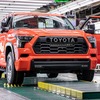 トヨタの最上位SUVは全車ハイブリッド、『セコイア』新型を米工場で生産開始