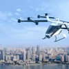 SkyDriveが開発中の2人乗り機体の画像