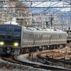 JR西日本で最大の輸送密度を誇る東海道本線（JR神戸線）大阪～神戸間。