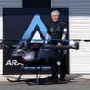 超無人機「AZ-1000」と開発者の荒瀬国男氏