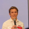 2023年はスーパーフォーミュラに参戦するリアム・ローソン。レッドブル系次期F1候補生の20歳は、12日の発表会で熱い意欲を語った。