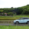 山口県ののどかな田園風景の中を行く。