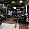 Indian Motorcycleのブース。