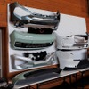 パーツごとに部品を展示