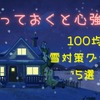 【100均】雪国在住の筆者おすすめ 持っておくと心強い「雪対策グッズ」5選