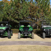 カワサキ TERYX4 S LE、TERYX KRX 1000、MULE PRO-FXT EPS（左から）