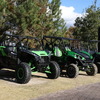 カワサキ TERYX4 S LE、TERYX KRX 1000、MULE PRO-FXT EPS(左から)