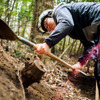 文字通りの手作りで作り上げたミリオンペタルのMTBコース（静岡県森町）