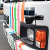 埼玉工業大学の自動運転バスに装備した東海理化のカメラ（千葉・幕張新都心 1月22日）