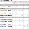 2月予選会開催カレンダー