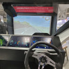 自動運転システム評価用のドライブシミュレーター。自動運転システムもタタ社製のもの
