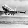ボーイング747初号機、初の離陸（1969年2月9日）