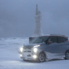 【三菱 eKクロスEV 冬季1200km試乗】10年に一度の寒波の中、軽EVでビバークしてみたら［後編］ 画像