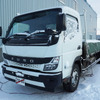 三菱ふそうのEVトラック『eキャンター』新型の寒冷地試験