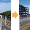 東京貨物ターミナル内改修区間のイメージ。