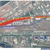 東京貨物ターミナル内改修区間では、車両留置線や保守基地線が整備される。面積はおよそ2万3000平方m。