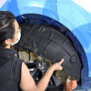 インナーカバーを外して施工される