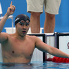 2008年北京オリンピック。競泳男子200m平泳ぎ決勝で、北島康介が金メダル