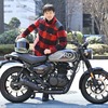 青木タカオ氏とロイヤルエンフィールド HUNTER350