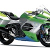 カワサキが2030年前半に市場投入を計画する水素エンジンバイク