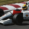 1991年F1日本GP（鈴鹿）でのアイルトン・セナ