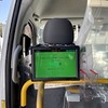 タブレット型端末での顔認証の様子