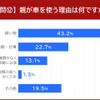 親が車を使う理由は何ですか？