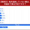 何歳まで乗る予定ですか？