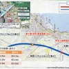 小樽市内の工事平面図。