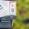 WeChargeのコンセント。スマホでQRコードをスキャンし認証後に充電開始。