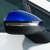 VW ゴルフR 20イヤーズ ブルーペイントドアミラー