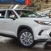 トヨタの米国インディアナ州プリンストン工場で生産を開始したグランドハイランダー