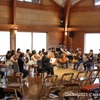 2023年度の奥志賀高原・森の音楽堂での講習会に参加したアカデミー生の様子