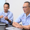 プロジェクトリーダー・平川伸彦氏（左）と商品企画担当・小谷野英治氏（右）