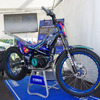 電動技術をアピールするヤマハ発動機が展示した、電動トライアルバイク「TY-E」