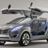 【ニューヨークモーターショー09】ヒュンダイからガルウイングのハイブリッドSUV