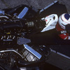マクラーレン・ホンダMP4/4に搭載されたホンダRA168E型1.5リットルV6ターボエンジン（1988年、F1ハンガリーGP）