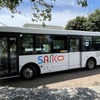 運行する自動運転バス