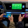 BMW の車内で可能になる「AirConsole」によるゲーム体験（写真は 5シリーズ 新型）