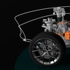 アストンマーティンの次世代高性能EVの車台のイメージスケッチ