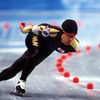 1998年長野オリンピック、スピードスケート500mで金メダルを獲得した清水宏保