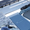 ボルボ EX30では亜麻や再生デニムなど、再生可能な素材やリサイクル素材を多く採り入れている。