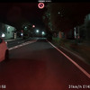 夜間リアカメラ映像