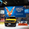 CES 2024に出展したビンファスト（VinFast）。写真はコンパクトなeSUV『VF3コンセプト』